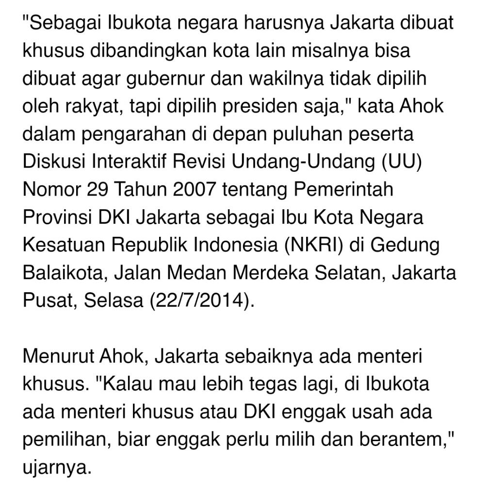 Fahri Hamzah Nilai Pemimpin Ibu Kota Harusnya 'Orangnya' Presiden