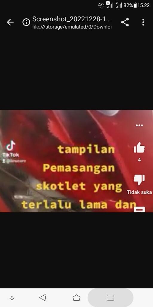 PENGGUNAAN SKOTLET YANG MERUSAK BODY MOTOR 