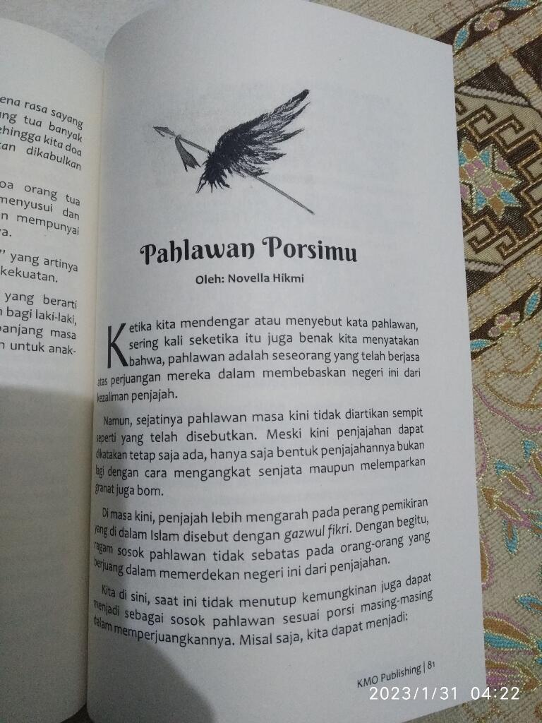 Review Buku Semua Bisa Jadi Pahlawan, Bikin Semakin Semangat!