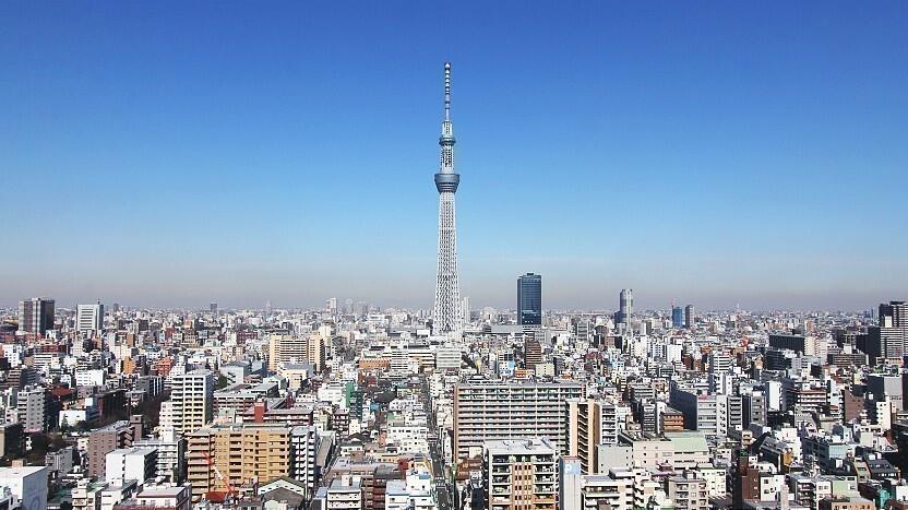 Tentetsutou - Pedang dari Langit - yang Dipajang di Tokyo Skytree Tower