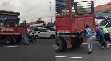 The Power of Kepepet: Krypton Sukses Tarik Truk Tangki Terjerembab Jalan Berlumpur!