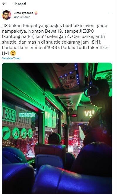 Konser Dewa 19, Penonton Komplain Tak Sampai JIS Tepat Waktu krn Lokasi Parkir Jauh