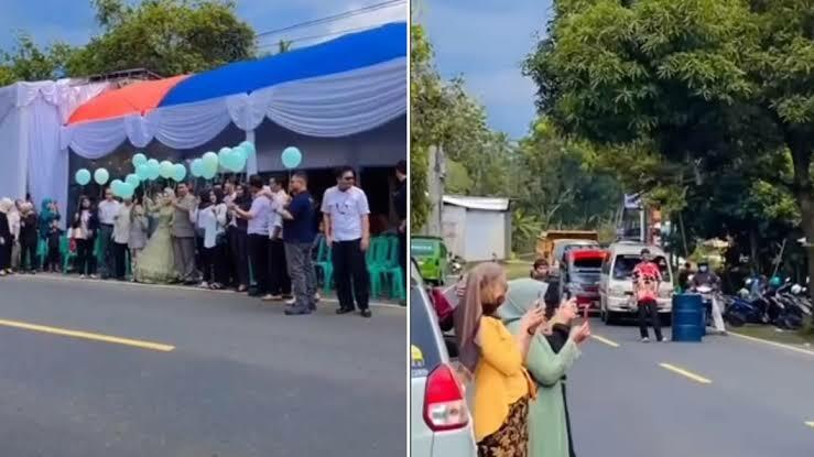 Viral Pesta Pernikahan Tutup Jalan Raya Ciamis, Wajarkah Seperti Ini?