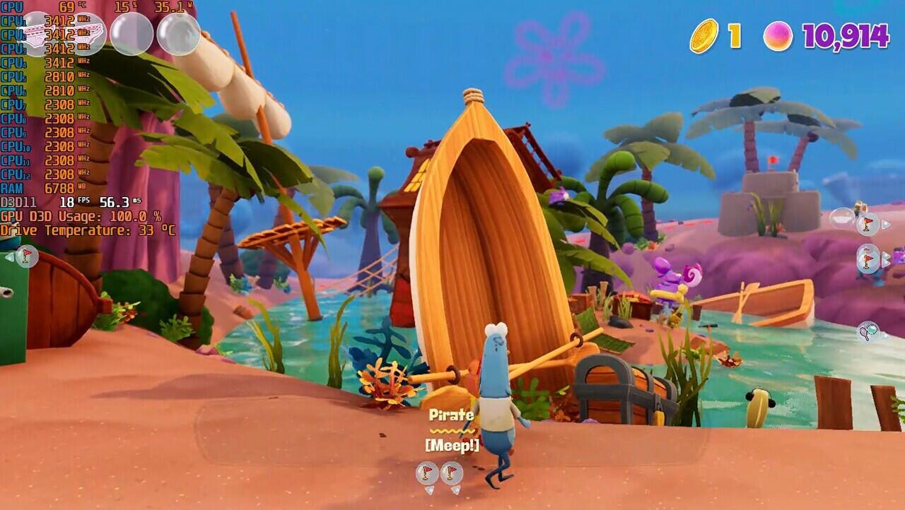 &#91;Test Game&#93; SpongeBob SquarePants: The Cosmic Shake Dengan VGA Bawaan CPU