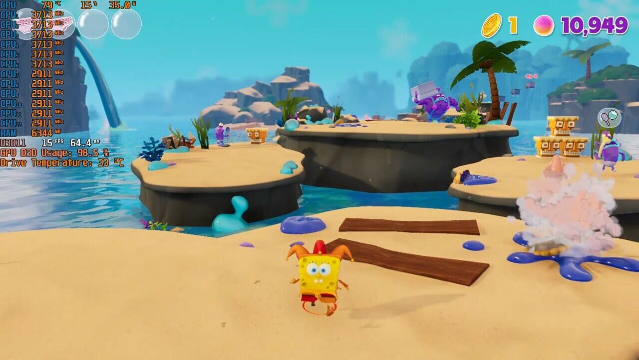 &#91;Test Game&#93; SpongeBob SquarePants: The Cosmic Shake Dengan VGA Bawaan CPU