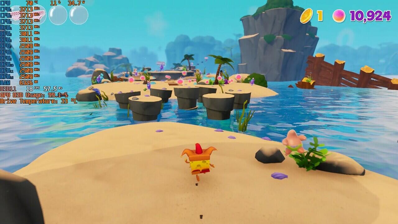&#91;Test Game&#93; SpongeBob SquarePants: The Cosmic Shake Dengan VGA Bawaan CPU