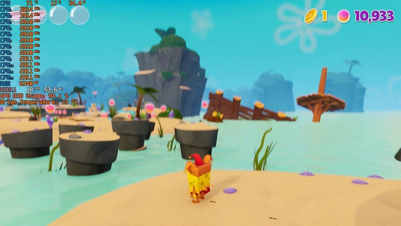&#91;Test Game&#93; SpongeBob SquarePants: The Cosmic Shake Dengan VGA Bawaan CPU