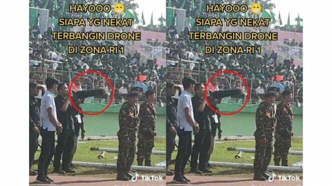 Amerika Tembak Balon Udara Paspampres TNI Tembak Drone di Area RI1 Harlah 1 Abad NU!