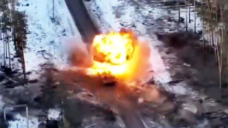 Terminator yang Langka Berhasil Dihancurkan Pasukan Artileri Ukraina di Kreminna