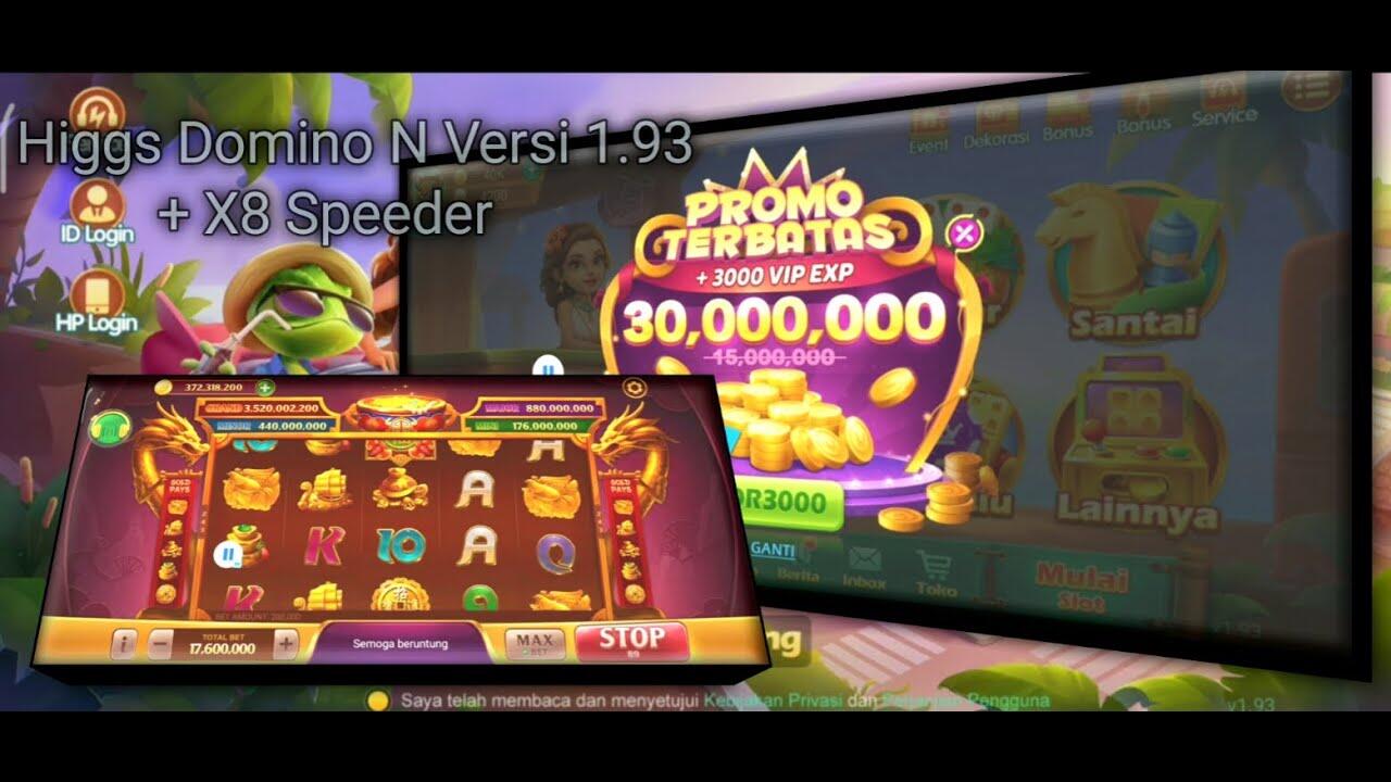 Apk Higgs Domino N Versi 1.93 Original Dengan X8 Speeder, tanpa password#slots