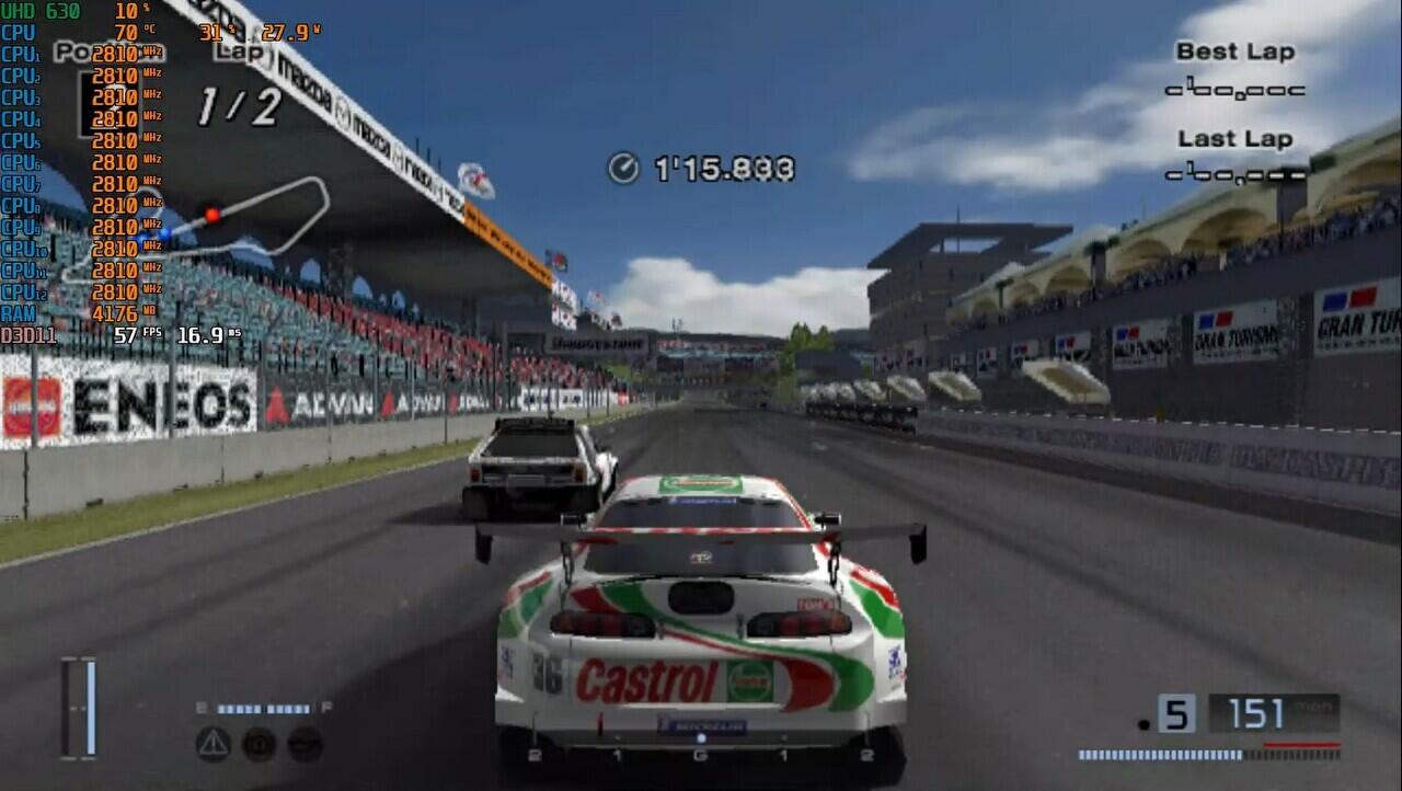 &#91;Test Game&#93; Gran turismo 4 (PS2 game) PCSX2 Tanpa VGA