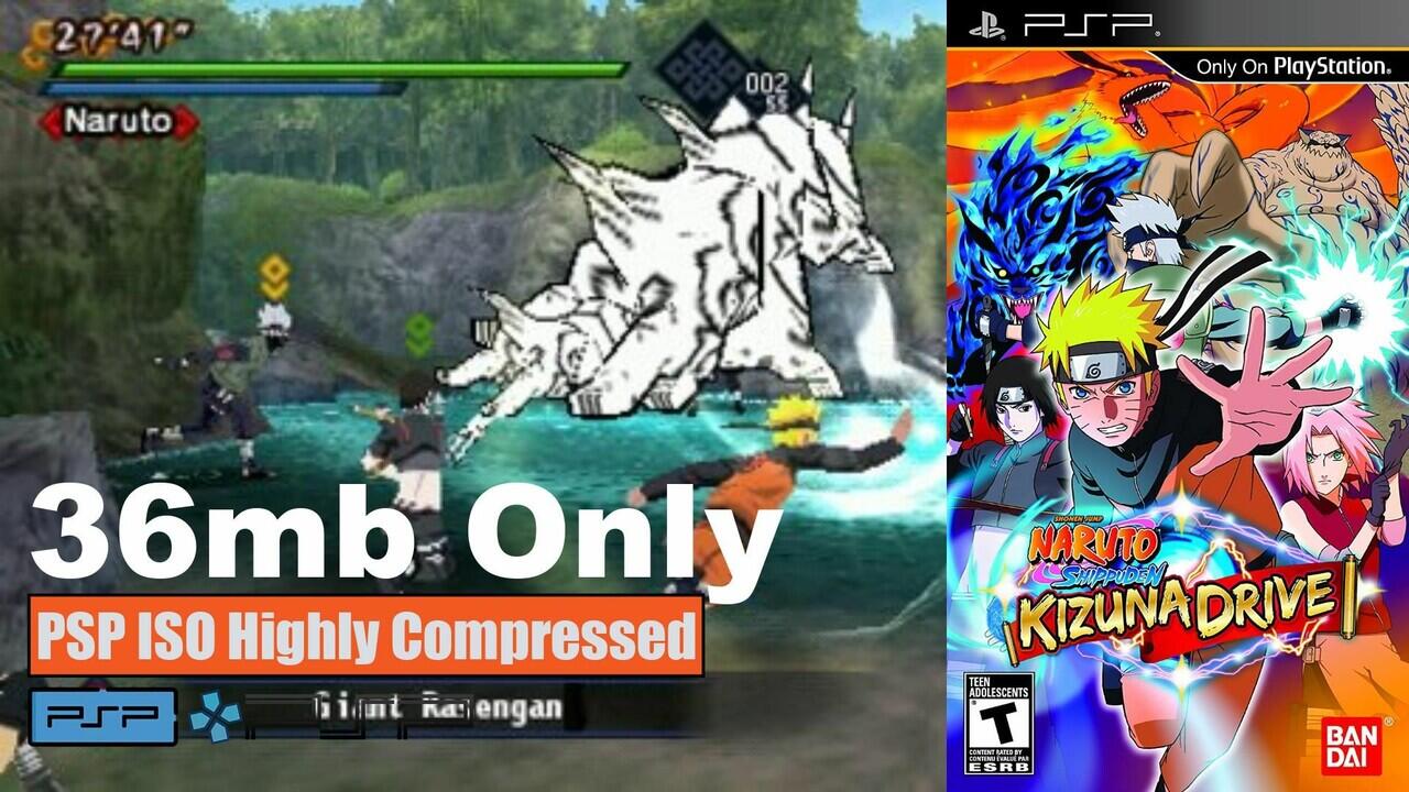 Download Naruto Shippuden Kizuna Drive PPSSPP Highly Compressed