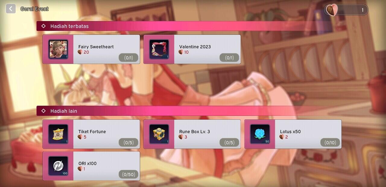 Lokapala update Februari 2023, event Valentine dan Skin baru..