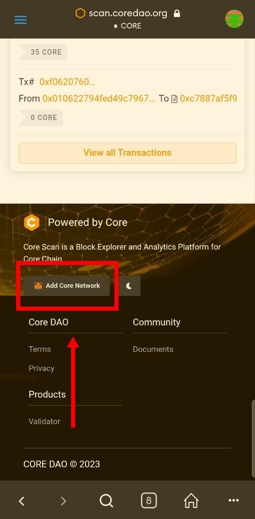 KZNCOIN : Mining App Di Blockchain CORE.