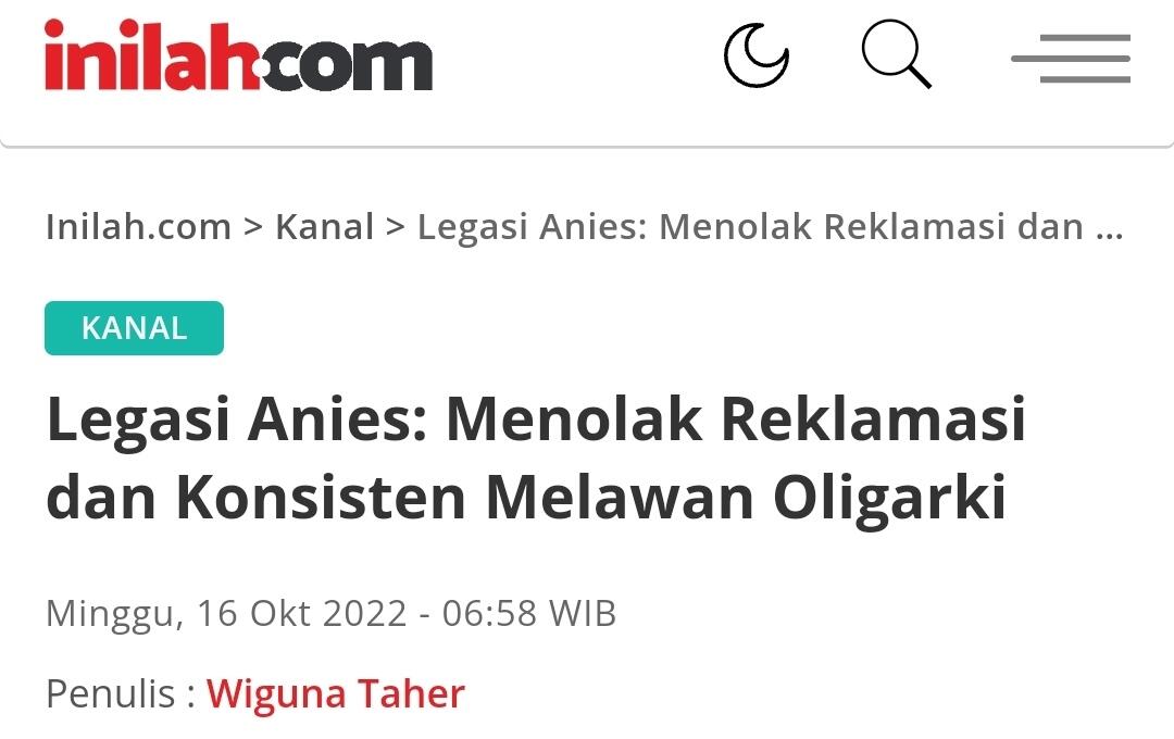 Kulak-kulik Bohir Politik Anies Baswedan