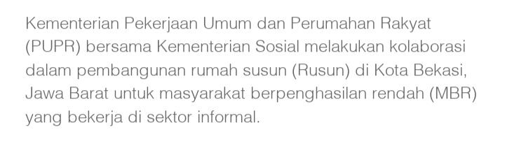 Mengintip Jeroan Rusun di Bekasi yang Disewakan Rp 10.000/Bulan

