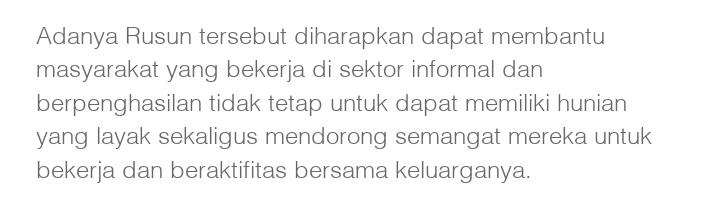 Mengintip Jeroan Rusun di Bekasi yang Disewakan Rp 10.000/Bulan

