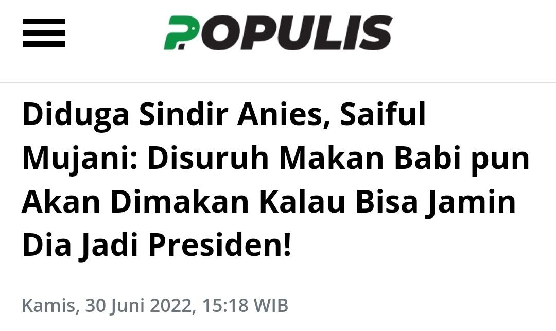 Partai Ummat Capreskan Anies, NasDem Sebut Politik Identitas Tak Salah