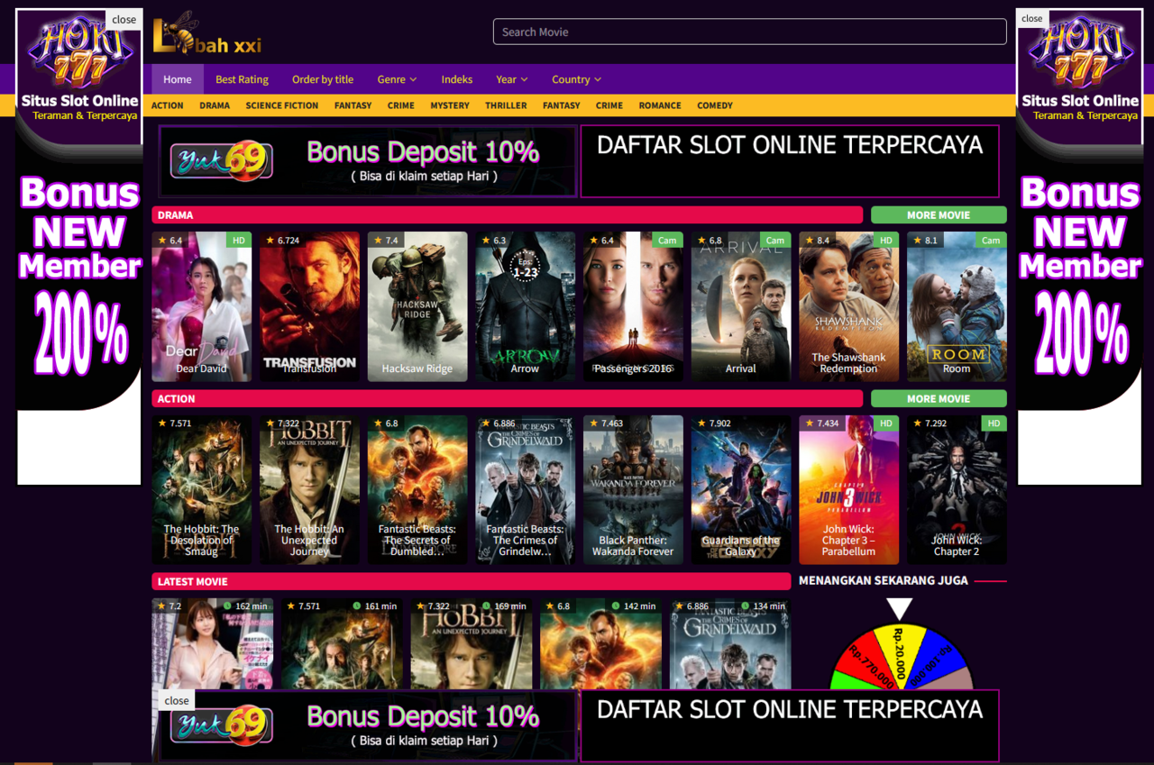 Nonton Film dan series Kesukaan Kalian Hanya di LebahXXI