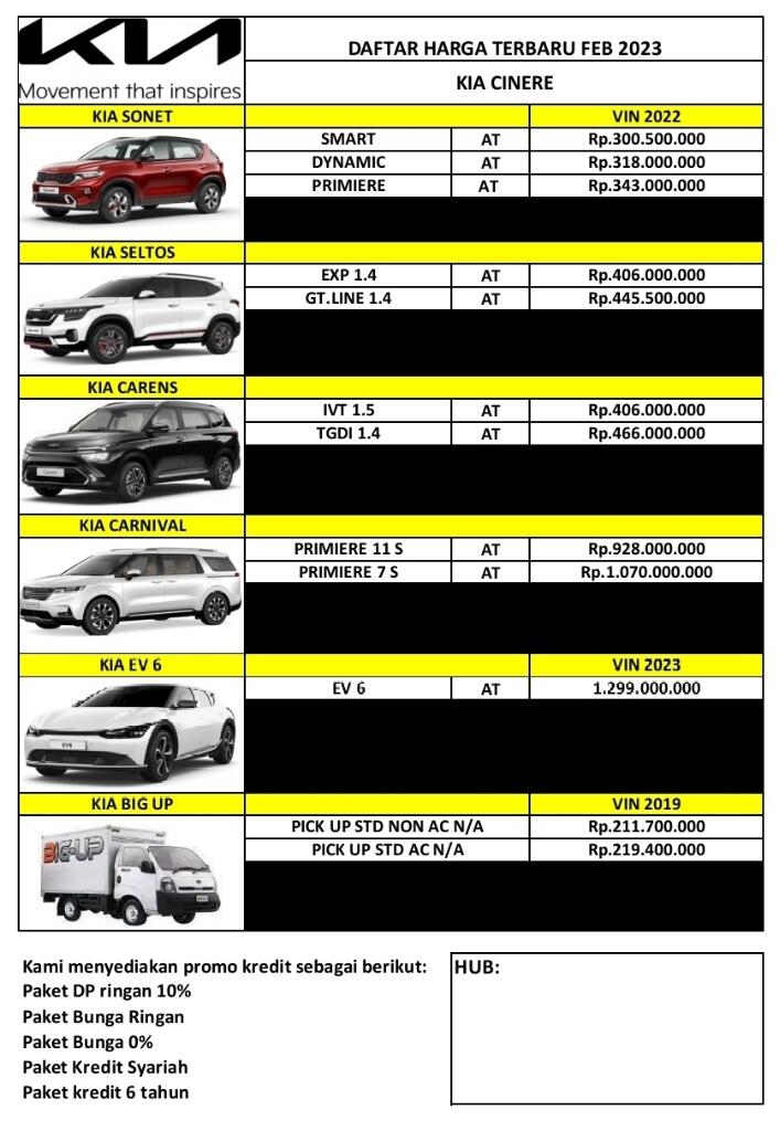 Kia Indonesia | Promo IIIMS JIEXPO 2023