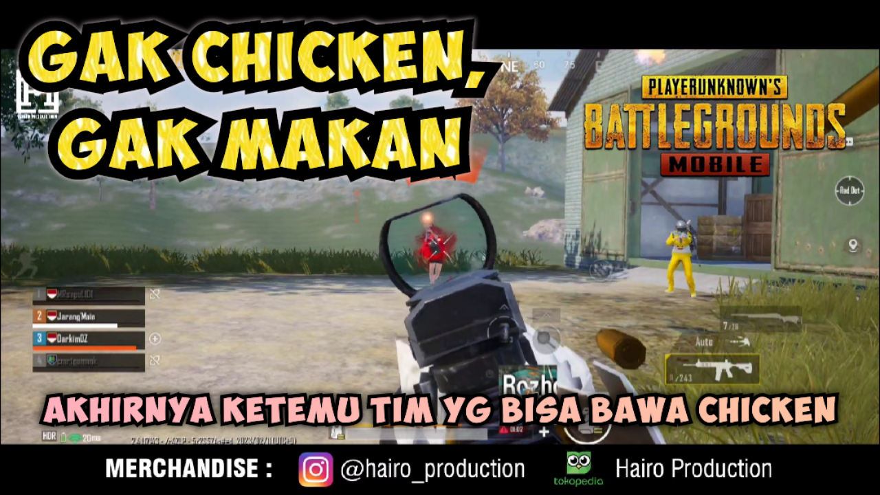 &#91;Video&#93; GAK CHICKEN, GAK MAKAN - PUBG MOBILE