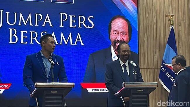 AHY Dampingi Anies? Paloh: Potongan Ganteng, Lebih dari Pantas