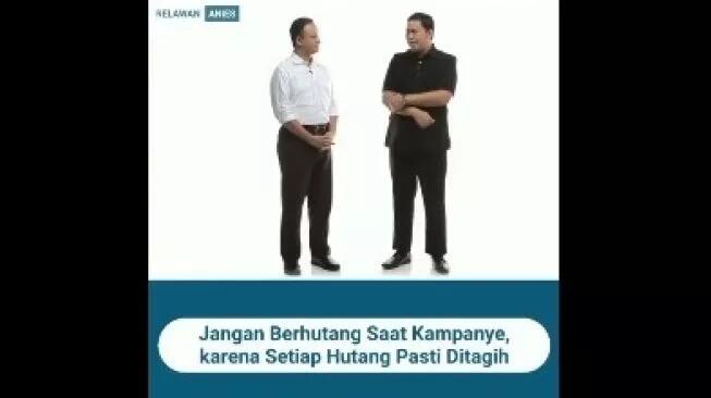 Video Anies Imbau Jangan Berutang Saat Kampanye Beredar, Warganet: Layak Oscar Ini..