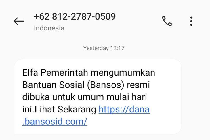 Terjadi Lagi, Penipuan dengan Mengatasnamakan Dana Bansos, Hati-Hati Gan!