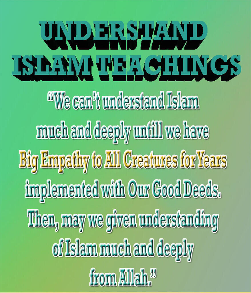 (RFK Photoshop/Graphic Muhasabah) Inilah 5 Sifat-Sifat Agama Islam Kita Semuanya