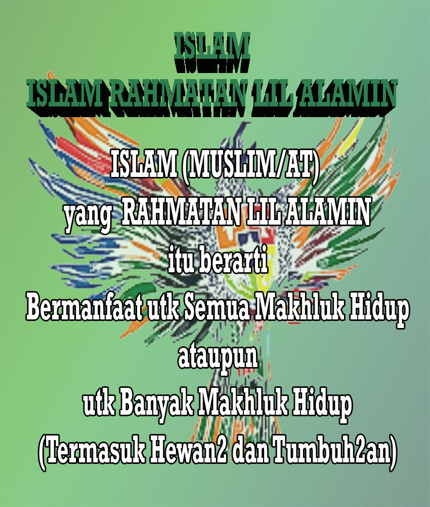 (RFK Photoshop/Graphic Muhasabah) Inilah 5 Sifat-Sifat Agama Islam Kita Semuanya