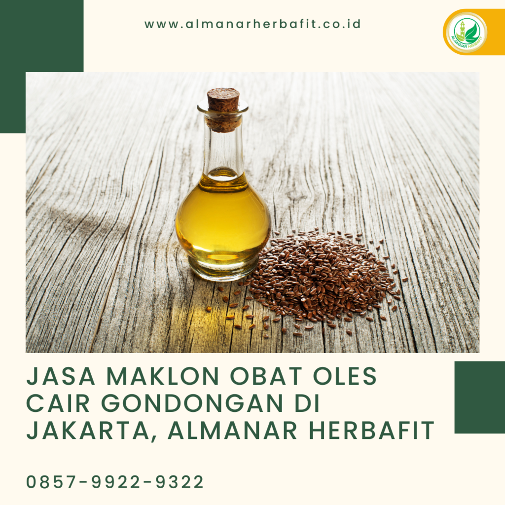 Jasa Maklon Obat Oles Cair Gondongan Di Jakarta, Almanar Herbafit