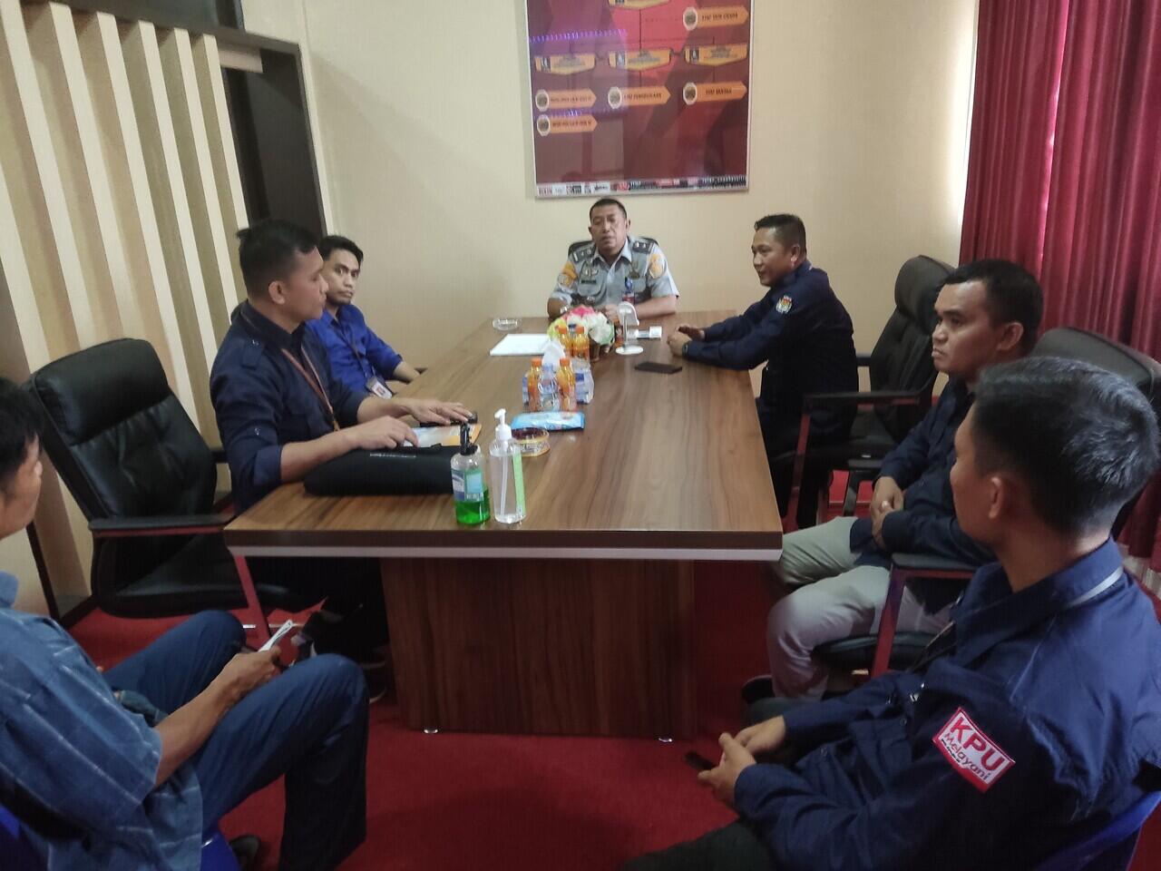 Jelang Pemilu 2024 Rutan Unaaha Gelar Rapat Koordinasi dengan KPU dan Panwaslu Kab.Ko