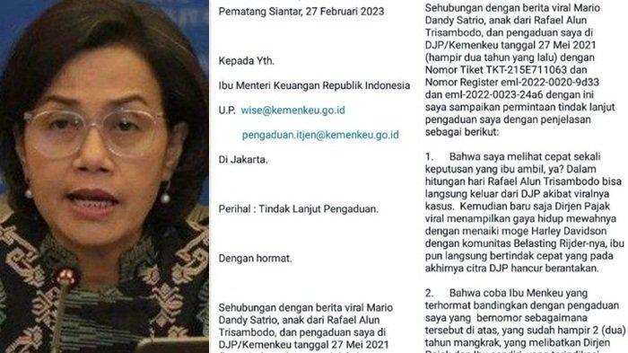 Anthony Marlon Diduga Pegawai Pajak Protes Sri Mulyani Copot Rafael Alun

