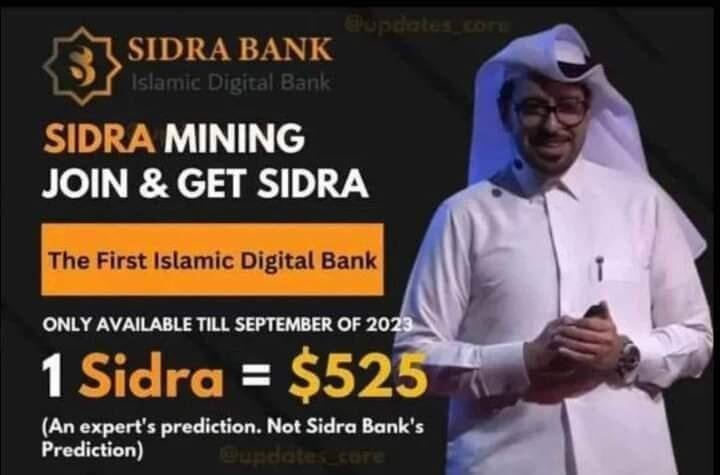 Dapatkan koin Sidra dengan Menambang Nya GRATIS SIDRA BANK ISLAMICCOIN