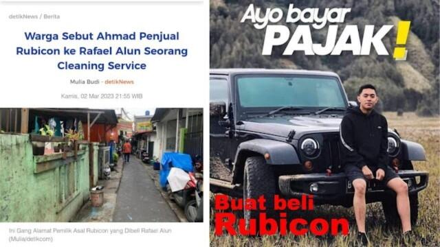 Pencucian Uang Di Kasus Mobil Rubicon Rafael, Data Pemilik Berada Di Gang Sempit! 