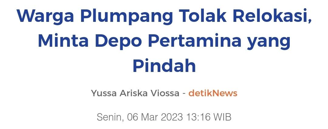 Bagaimana Bisa Warga Dekat Depo Pertamina Tak Punya Sertifikat tapi Diberi IMB?