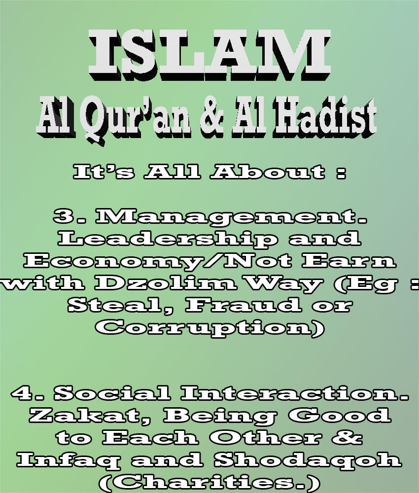 (RFK Photoshop/Graphic Muhasabah) Inilah 5 Sifat-Sifat Agama Islam Kita Semuanya