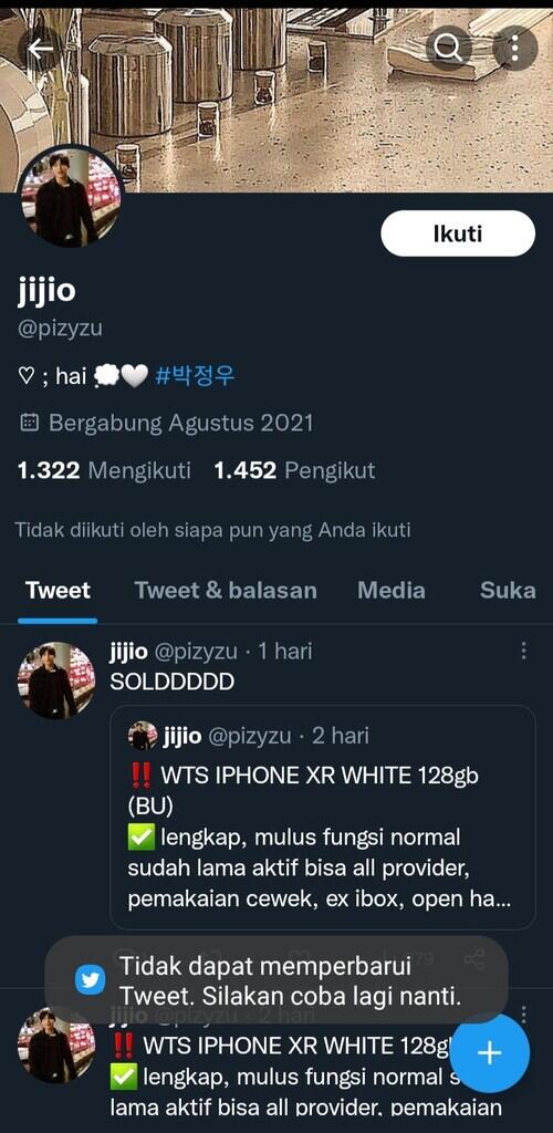 Penipuan Ticket dan jual beli Hp