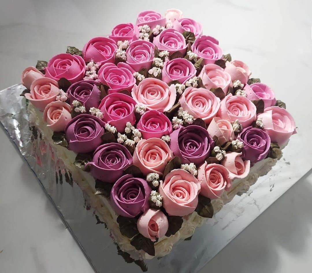Toko Kue di Bogor Terdekat - Jual Kue Ulang Tahun Anak Karakter Animasi - Flower Cake