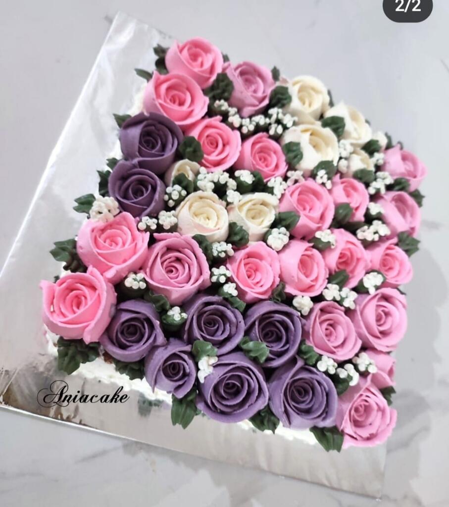 Toko Kue di Bogor Terdekat - Jual Kue Ulang Tahun Anak Karakter Animasi - Flower Cake
