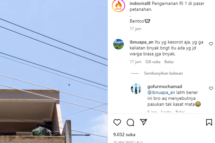 Viral ada Pasukan Tak Kasat Mata Terlihat dalam Pengamanan Kunjungan Jokowi, Wajib!