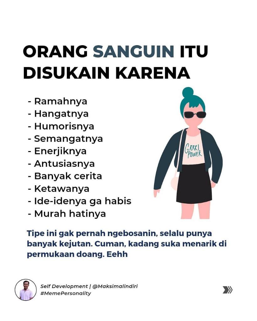 4 Kepribadian Manusia, Anda Yang Mana? 