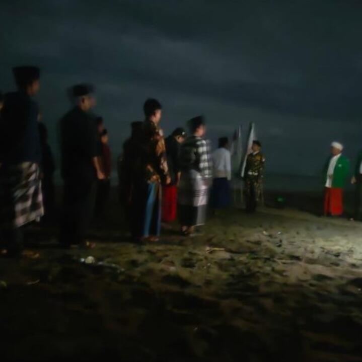 Di Tengah Deburan Ombak Samudra Hindia, 29 Kader GP Ansor Dibaiat