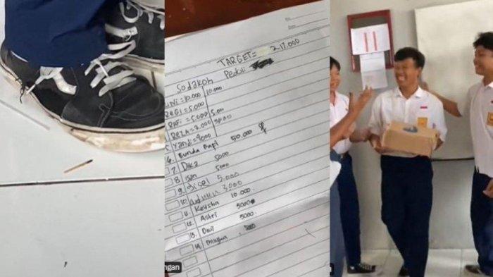 Siswa SMPN 3 Tasikmalaya Patungan Belikan Sepatu Teman, Ini Wajib Viral Jadi Teladan!