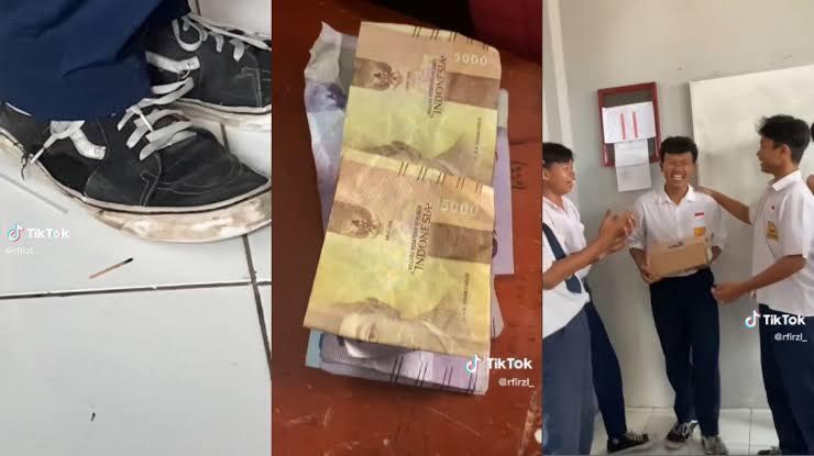 Siswa SMPN 3 Tasikmalaya Patungan Belikan Sepatu Teman, Ini Wajib Viral Jadi Teladan!