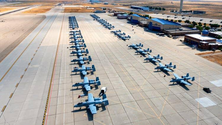 Dari Warthog Sampai Raptor | Total 310 Pesawat USAF Akan Dikirim ke Kuburan Boneyard