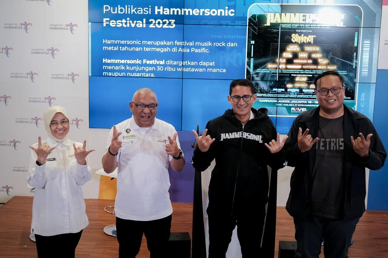 Kemenparekraf Dukung Hammersonic 2023, Slipknot Siap Guncang Karnaval Ancol Jakarta