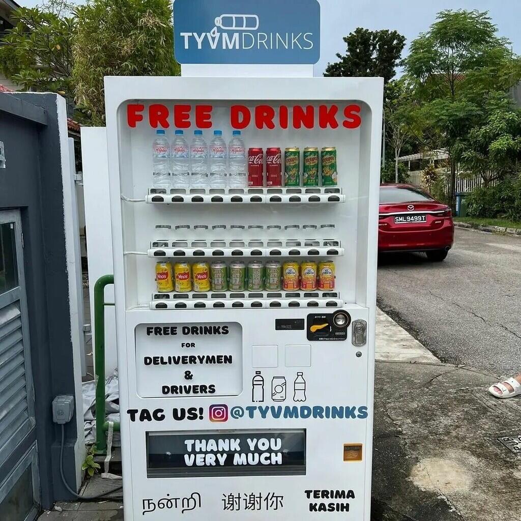 Ada Minuman Gratis Untuk Para Ojol, Bisa Ditiru Untuk Ke Depannya