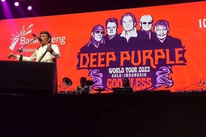 Rhoma Irama Kena Tegur Anggota Deep Purple, Ketika Mau Bawakan Smoke on The Water!
