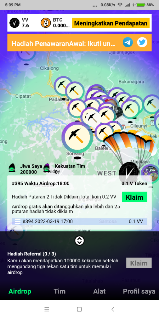 Free BTC from Avive Mining App